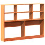 Casa si Gradina - Mobilier - Paturi si accesorii - Accesorii paturi - Tablie de pat cu depozitare maro ceruit, 120 cm, lemn masiv pin - Infinity.ro