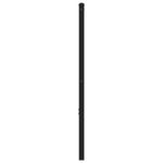 Casa si Gradina - Mobilier - Paturi si accesorii - Accesorii paturi - Tablie de pat, stejar fumuriu, 80 cm, fier si lemn prelucrat - Infinity.ro