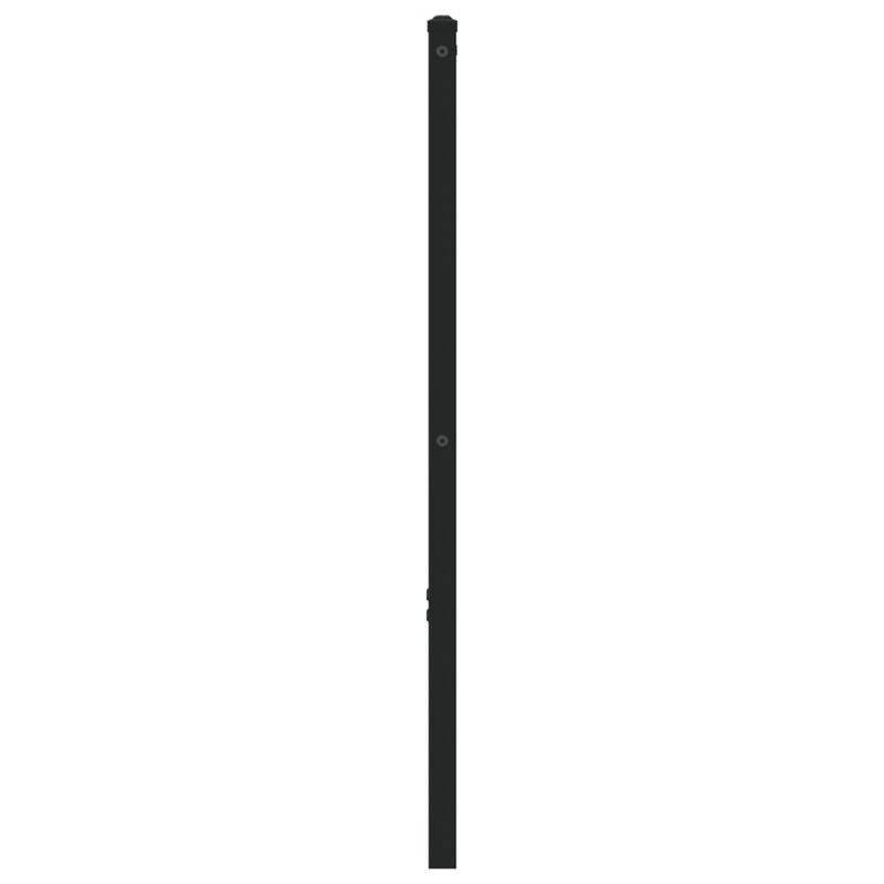 Casa si Gradina - Mobilier - Paturi si accesorii - Accesorii paturi - Tablie de pat, stejar fumuriu, 80 cm, fier si lemn prelucrat - Infinity.ro
