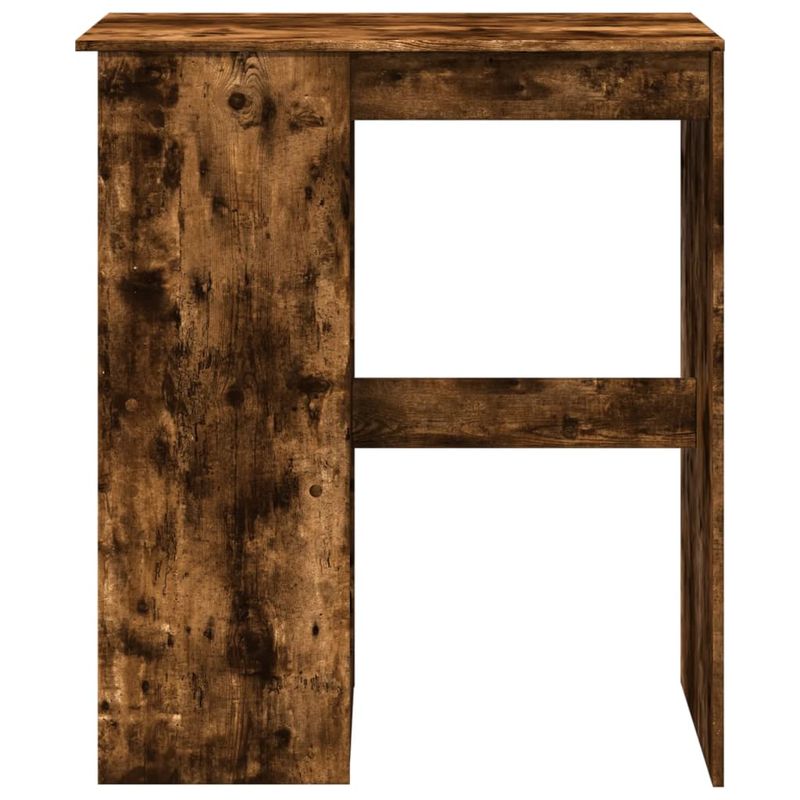 Casa si Gradina - Mobilier - Mese si birouri - Mese bucatarie si dining - Masa bar cu raft stejar fumuriu 90x47,5x103,5 cm lemn prelucrat - Infinity.ro