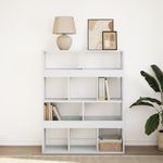 Casa si Gradina - Mobilier - Biblioteci si rafturi - Biblioteci - Biblioteca, alb, 100x33x125,5 cm, lemn prelucrat - Infinity.ro