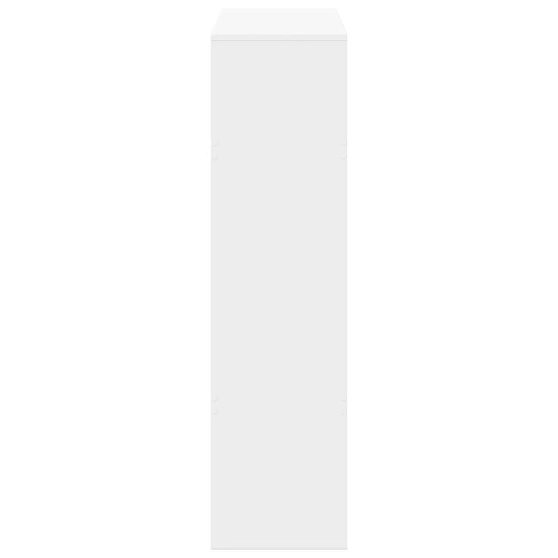 Casa si Gradina - Mobilier - Biblioteci si rafturi - Biblioteci - Biblioteca, alb, 100x33x125,5 cm, lemn prelucrat - Infinity.ro