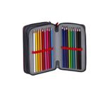 Carti si Birotica - Rechizite - Penare - Penar Spiderman Rain, Echipat, 3 compartimente, 43 piese, 21 x 14 x 7 cm Multicolor - Infinity.ro