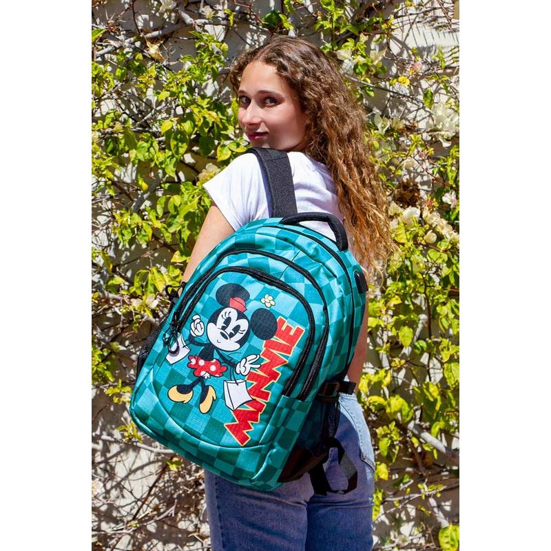Carti si Birotica - Rechizite - Rucsacuri si genti scolare - Ghiozdan scoala Plus  Minnie Mouse Indigo, 46 x 34 x 21 cm Multicolor - Infinity.ro