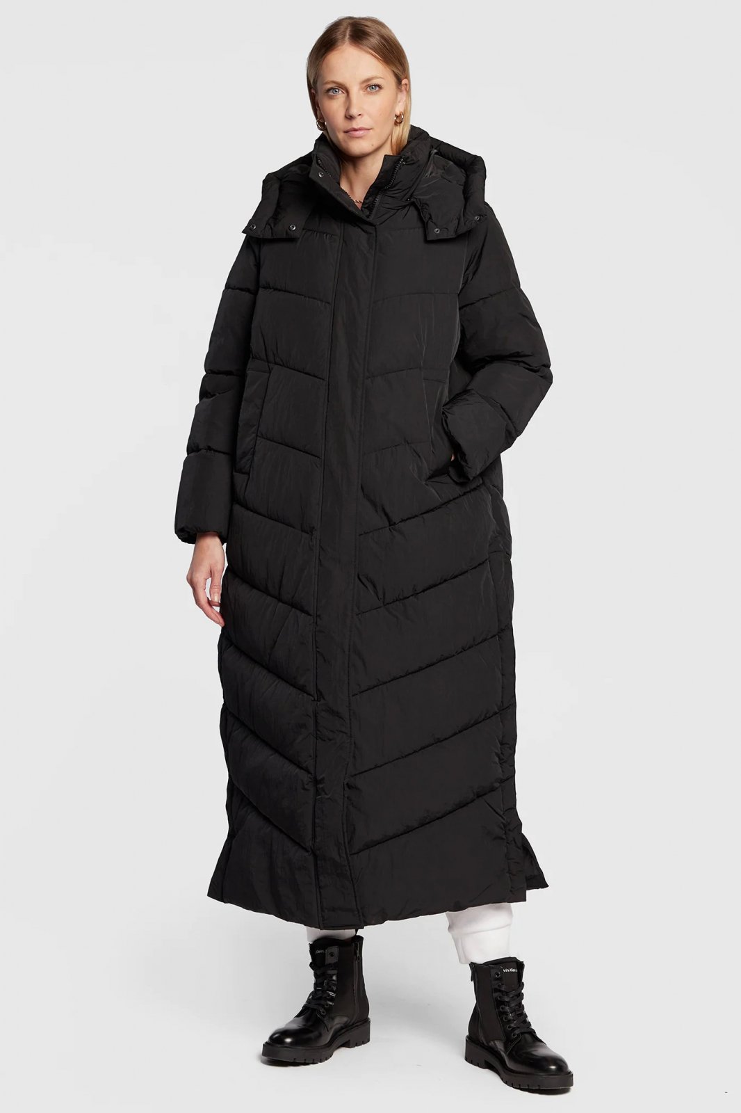 Geaca dama Calvin Klein din puf Modern K20K205127 Negru