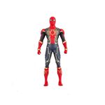 Jucarii, Copii si Bebe - Jucarii si jocuri - Jucarii de rol - Masti si costume copii - Set costum Spiderman cu muschi si manusa cu ventuze si figurina, IdeallStore®, marime M, 5-7 ani, rosu - Infinity.ro
