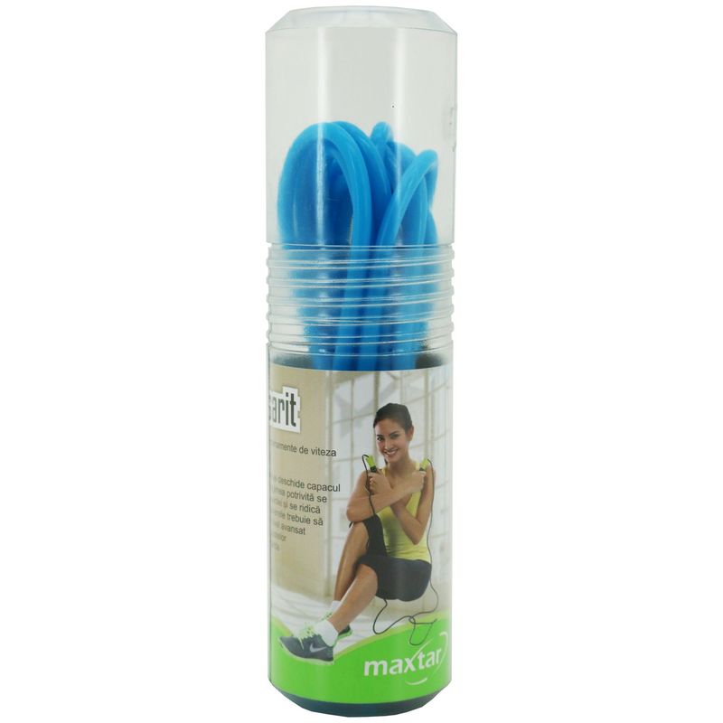 Sport si Outdoor - Fitness - Accesorii fitness - Corzi de sarit - Coarda de sarit viteza Maxtar Albastra 2.75 m - Infinity.ro