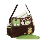 Jucarii, Copii si Bebe - Maternitate - Genti bebelusi - Geanta pentru mamici Girafa verde - Infinity.ro