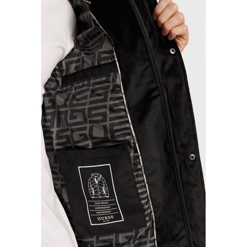 Fashion, accesorii si bijuterii - Barbati - Imbracaminte - Jachete si geci barbati - Geaca Guess din puf Luxury M2BL49 Negru 2XL INTL - Infinity.ro