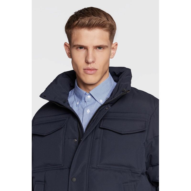 Fashion, accesorii si bijuterii - Barbati - Imbracaminte - Jachete si geci barbati - Geaca Tommy Hilfiger din puf Utility MW0MW27702 XL INTL Bleumarin - Infinity.ro