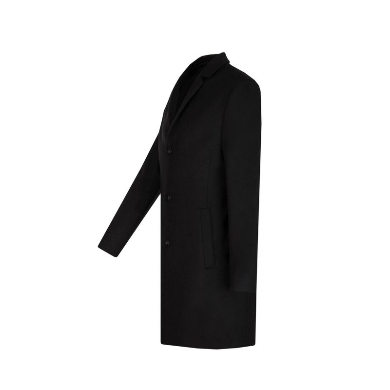 Fashion, accesorii si bijuterii - Barbati - Imbracaminte - Paltoane si trenciuri barbati - Palton de lana Calvin Klein K10K101243 Negru 2XL INTL - Infinity.ro