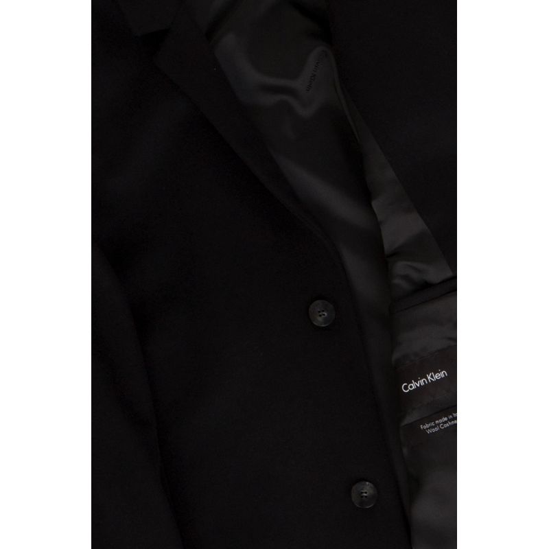 Fashion, accesorii si bijuterii - Barbati - Imbracaminte - Paltoane si trenciuri barbati - Palton de lana Calvin Klein K10K101243 Negru 2XL INTL - Infinity.ro