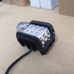 Auto si Moto - Piese auto si accesorii - Caroserie - Faruri, stopuri si proiectoare - Proiector led bicolor, Off Road, alb si galben stroboscop, 45W, unghi lumina spot 30° - Infinity.ro