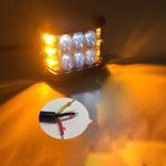 Auto si Moto - Piese auto si accesorii - Caroserie - Faruri, stopuri si proiectoare - Proiector led bicolor, Off Road, alb si galben stroboscop, 45W, unghi lumina spot 30° - Infinity.ro