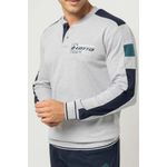 Fashion, accesorii si bijuterii - Barbati - Lenjerie si pijamale barbati - Pijamale barbati - Pijamale lungi pentru barbati Lotto LP2106 XL INTL Gri | Albastru - Infinity.ro