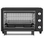 Electronice si Electrocasnice - Aragazuri, cuptoare si hote - Cuptoare - Cuptoare electrice - Cuptor electric ECG ET 2001B Airfry, 20 L, 1500 W, 80–250 °C, timer 90 min, 7 functii presetate, convectie, negru - Infinity.ro