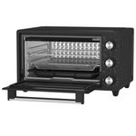 Electronice si Electrocasnice - Aragazuri, cuptoare si hote - Cuptoare - Cuptoare electrice - Cuptor electric ECG ET 2001B Airfry, 20 L, 1500 W, 80–250 °C, timer 90 min, 7 functii presetate, convectie, negru - Infinity.ro