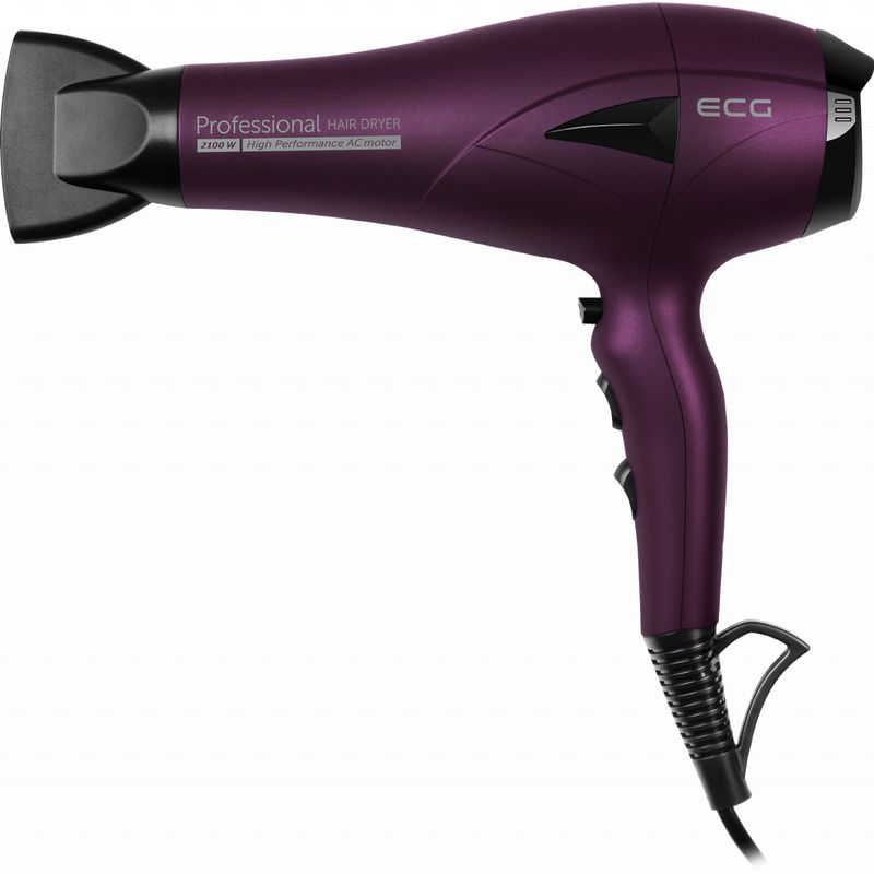 Ingrijire personala si Cosmetice - Aparate & accesorii ingrijire personala - Hair styling - Uscatoare de par - Uscator de par ECG VV 3121 Professional cu ionizare, 2100 W, 2 viteze, 3 setari de temperatura - Infinity.ro