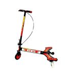 Sport si Outdoor - Role, trotinete si skateboard - Trotinete copii - Trotineta Wings pentru copii, cadru metal, 3 Roti, cu frana, SC008, multicolor - Infinity.ro