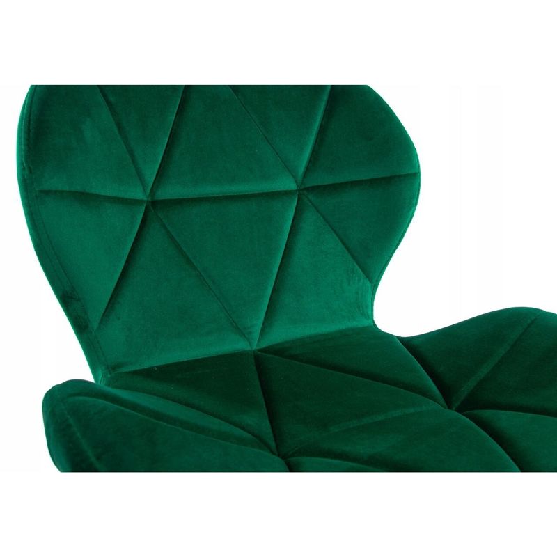 Casa si Gradina - Mobilier - Scaune si fotolii - Scaune - Scaun stil scandinav, Artool, Lago, catifea, lemn, verde, 48x43x74 cm - Infinity.ro