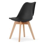 Casa si Gradina - Mobilier - Scaune si fotolii - Scaune - Set 4 scaune bucatarie/living, Artool, Mark, PP, lemn, negru, 49x43x82 cm - Infinity.ro
