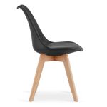 Casa si Gradina - Mobilier - Scaune si fotolii - Scaune - Set 4 scaune bucatarie/living, Artool, Mark, PP, lemn, negru, 49x43x82 cm - Infinity.ro