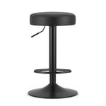Casa si Gradina - Mobilier - Scaune si fotolii - Scaune - Scaun de bucatarie/bar, Artool, Rojst, rotativ, piele ecologica, negru, 38x38x62-83 cm - Infinity.ro