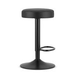 Casa si Gradina - Mobilier - Scaune si fotolii - Scaune - Scaun de bucatarie/bar, Artool, Rojst, rotativ, piele ecologica, negru, 38x38x62-83 cm - Infinity.ro