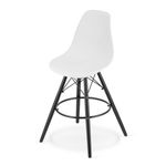 Casa si Gradina - Mobilier - Scaune si fotolii - Scaune - Scaun de bucatarie/bar, Artool, Lamal, PP, lemn, alb si negru, 54x55x107.5 cm - Infinity.ro