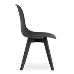 Casa si Gradina - Mobilier - Scaune si fotolii - Scaune - Scaun bucatarie/living, Artool, Kito, PP, lemn, negru, 46x54.5x80 cm - Infinity.ro
