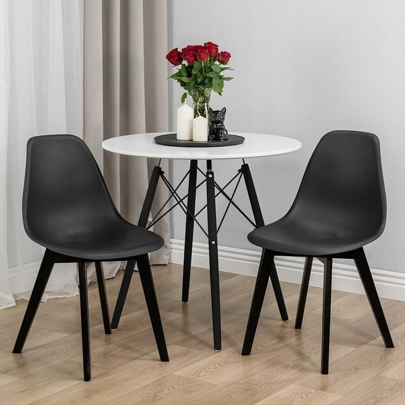 Casa si Gradina - Mobilier - Scaune si fotolii - Scaune - Scaun bucatarie/living, Artool, Kito, PP, lemn, negru, 46x54.5x80 cm - Infinity.ro