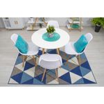 Casa si Gradina - Mobilier - Scaune si fotolii - Scaune - Set 4 scaune stil scandinav, Artool, Osaka, PP, lemn, alb, 46x54x81 cm - Infinity.ro