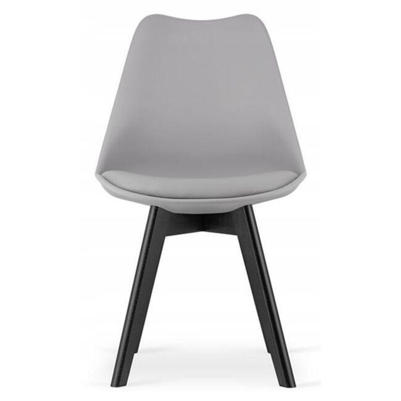 Casa si Gradina - Mobilier - Scaune si fotolii - Scaune - Scaun bucatarie/living, Artool, Mark, PP, lemn, gri si negru, 49x55.5x82.5 cm - Infinity.ro