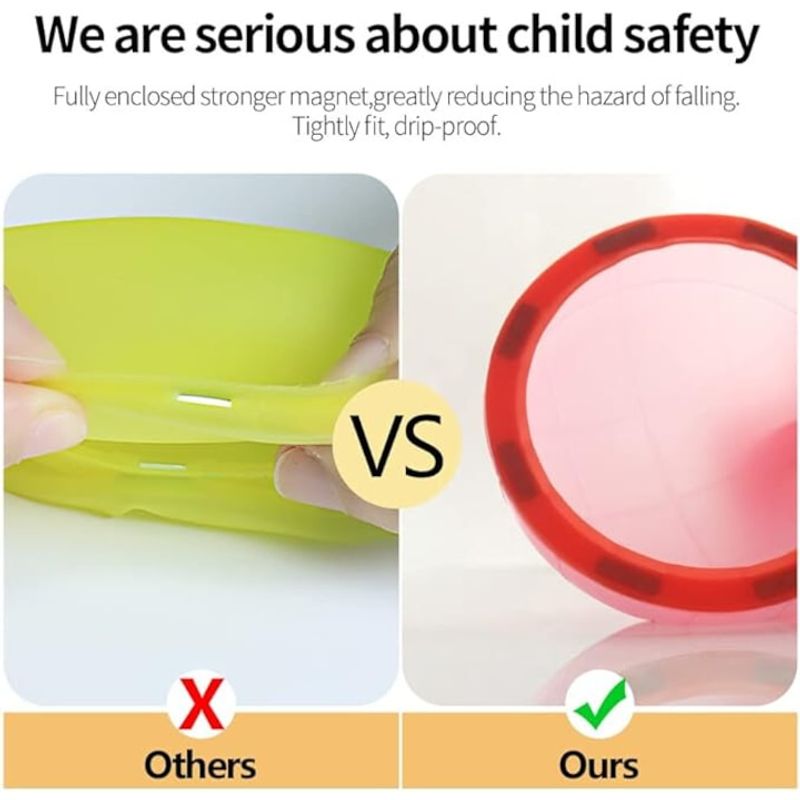 Jucarii, Copii si Bebe - Jucarii si jocuri - Jucarii de exterior - Jucarii pentru plaja si nisip - Set 6 mingi din silicon, tip balon cu apa, inchidere magnetica, reutilizabile, umplere rapida cu apa, multicolor, 7 cm - Infinity.ro