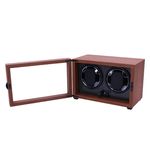 Fashion, accesorii si bijuterii - Barbati - Bijuterii barbati - Ceasuri barbati - Cutie intors ceasuri automatice, 2 compartimente, lumini LED, design modern si elegant, 5 moduri, 4 programe de rotatie - Infinity.ro