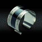 Casa si Gradina - Bucatarie si vesela - Ustensile bucatarie - Termometre bucatarie - Termometru tip brau metalic, pentru sticle de vin, afisaj digital, inox, temperatura intre +4 - 24 °C, fixare pe sticla - Infinity.ro