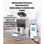 Petshop - Accesorii petshop - Castroane si adapatori - Hranitor automat pentru caini si pisici, Camera Full HD, 6L,Functie de setare mese, Aplicatie pentru telefon - Infinity.ro