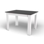 Casa si Gradina - Mobilier - Mese si birouri - Mese living - Masa pentru sufragerie/living, Artool, lemn, alb si negru, 120x80x75 cm - Infinity.ro