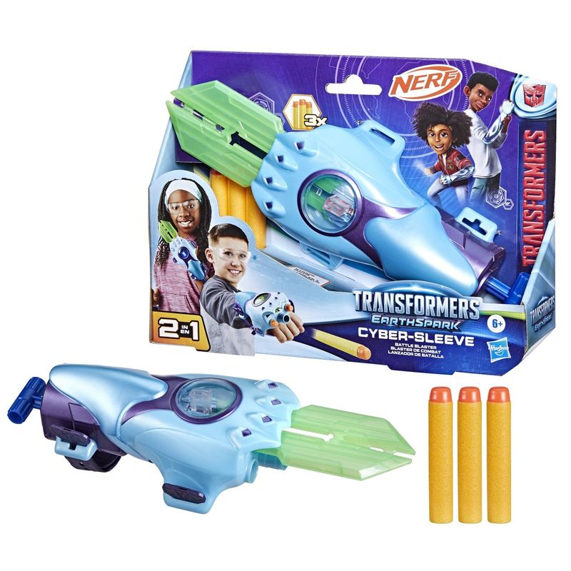 Jucarii, Copii si Bebe - Jucarii si jocuri - Figurine - Transformers earthspark blaster cyber sleeve - Infinity.ro