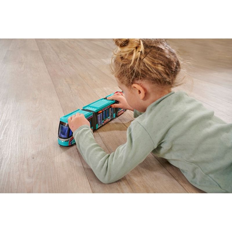 Jucarii, Copii si Bebe - Jucarii si jocuri - Vehicule si jucarii cu telecomanda - Masinute - Tramvai dickie toys siemens city tram 41,5 cm albastru - Infinity.ro
