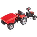 Jucarii, Copii si Bebe - Jucarii si jocuri - Vehicule si jucarii cu telecomanda - Utilaje constructie de jucarie - Tractor cu pedale si remorca Pilsan Active with Trailer 07-316 red - Infinity.ro