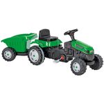Jucarii, Copii si Bebe - Jucarii si jocuri - Vehicule si jucarii cu telecomanda - Utilaje constructie de jucarie - Tractor cu pedale si remorca Pilsan Active with Trailer 07-316 green - Infinity.ro