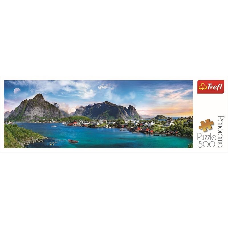 Jucarii, Copii si Bebe - Jucarii si jocuri - Jocuri si puzzle - Puzzle - Puzzle Trefl panorama 500 arhipelagul norvegian lofoten - Infinity.ro