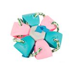 Petshop - Accesorii petshop - Jucarii animale - Jucarii interactive animale - Jucarie pentru caine, tip frisbee/minge, Verk Group, plastic, roz si albastru - Infinity.ro