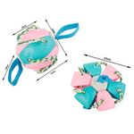 Petshop - Accesorii petshop - Jucarii animale - Jucarii interactive animale - Jucarie pentru caine, tip frisbee/minge, Verk Group, plastic, roz si albastru - Infinity.ro