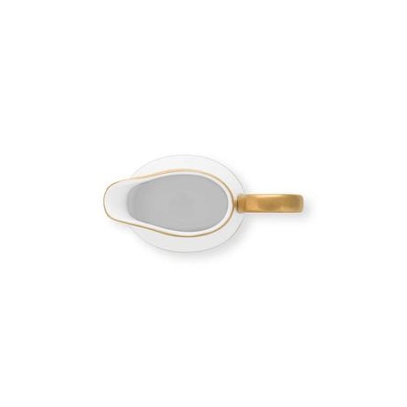 Casa si Gradina - Bucatarie si vesela - Cani si pahare - Cani si cesti - Cana pentru lapte, Pip Studio, Gold-Pink, 260ml, colectia Pip Chique - Infinity.ro