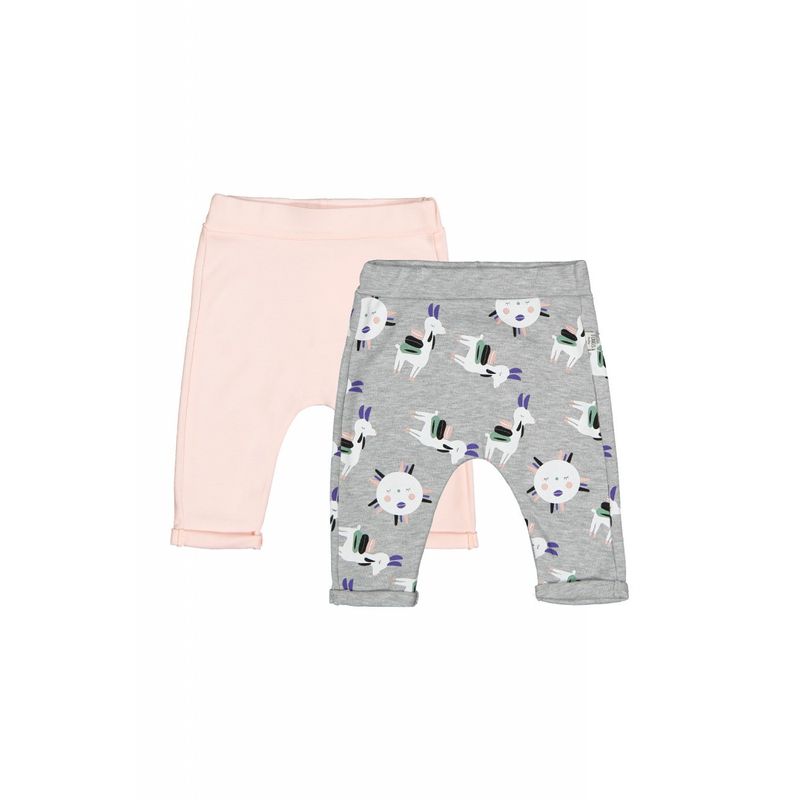 Fashion, accesorii si bijuterii - Copii - Imbracaminte copii - Pantaloni copii - Set de 2 perechi de pantaloni Lame pentru bebelusi, Tongs baby (Culoare: Somon, Marime: 9-12 luni) - Infinity.ro
