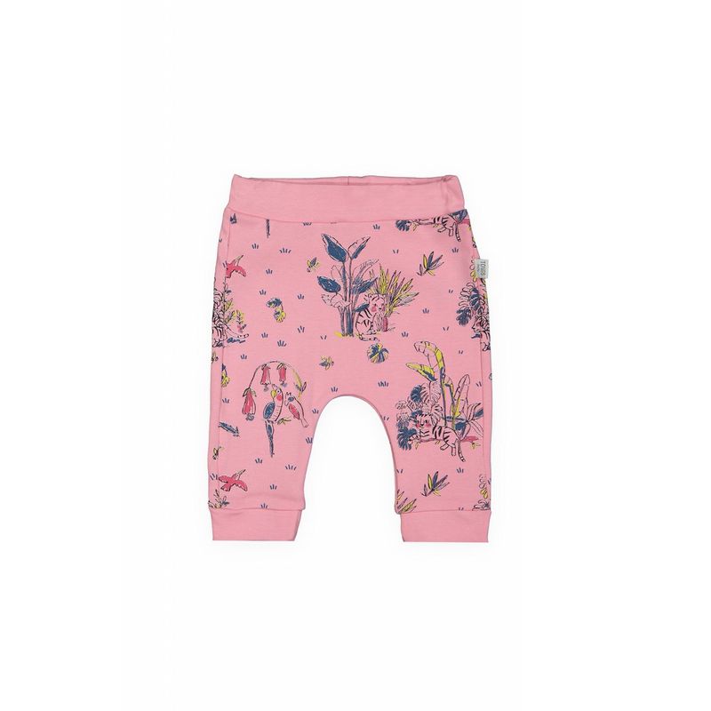 Fashion, accesorii si bijuterii - Copii - Imbracaminte copii - Pantaloni copii - Set de 2 perechi de pantaloni Savana pentru bebelusi, Tongs baby (Marime: 3-6 Luni, Culoare: Somon) - Infinity.ro