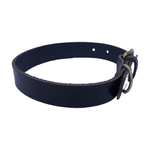 Petshop - Accesorii petshop - Zgarzi, lese si hamuri - Zgarzi - Zgarda pentru caini, piele naturala neagra 60 x 2.5 cm, ajustabila 39-49 cm - Infinity.ro