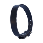 Petshop - Accesorii petshop - Zgarzi, lese si hamuri - Zgarzi - Zgarda pentru caini, piele naturala neagra 60 x 2.5 cm, ajustabila 39-49 cm - Infinity.ro